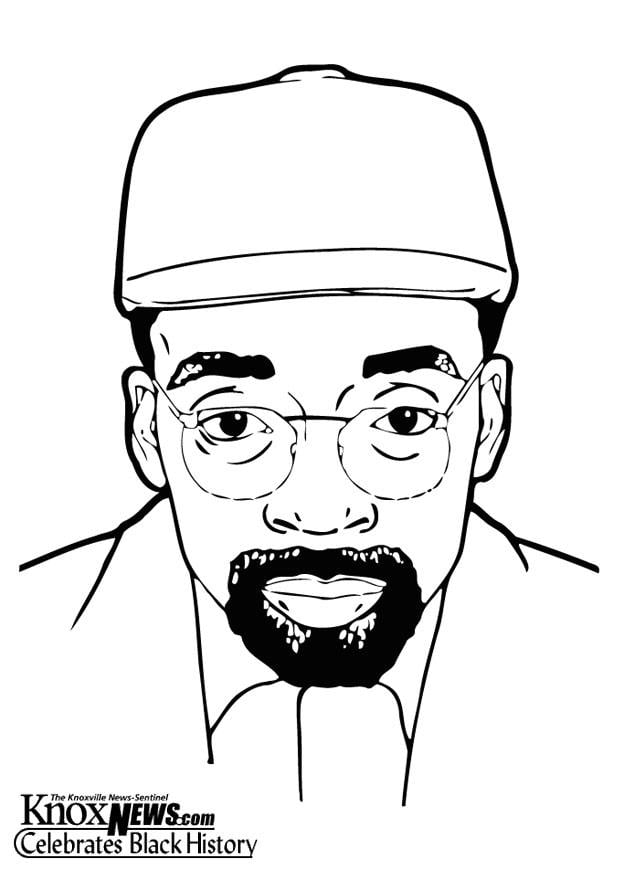 Dibujo para colorear spike lee