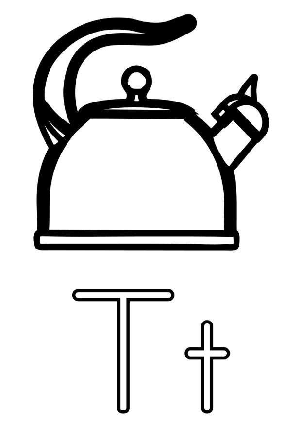 Dibujo para colorear t