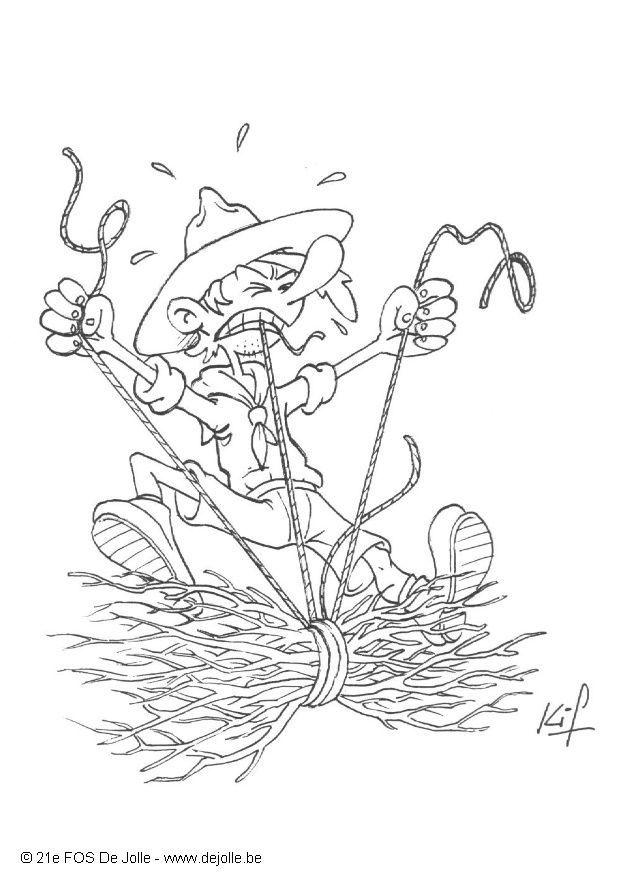 Dibujo para colorear tirar
