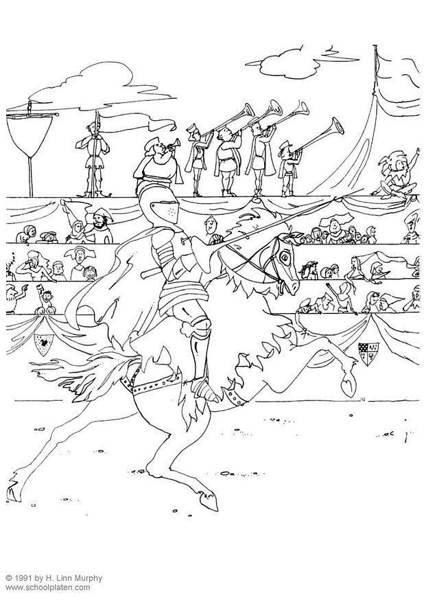 Dibujo para colorear torneo
