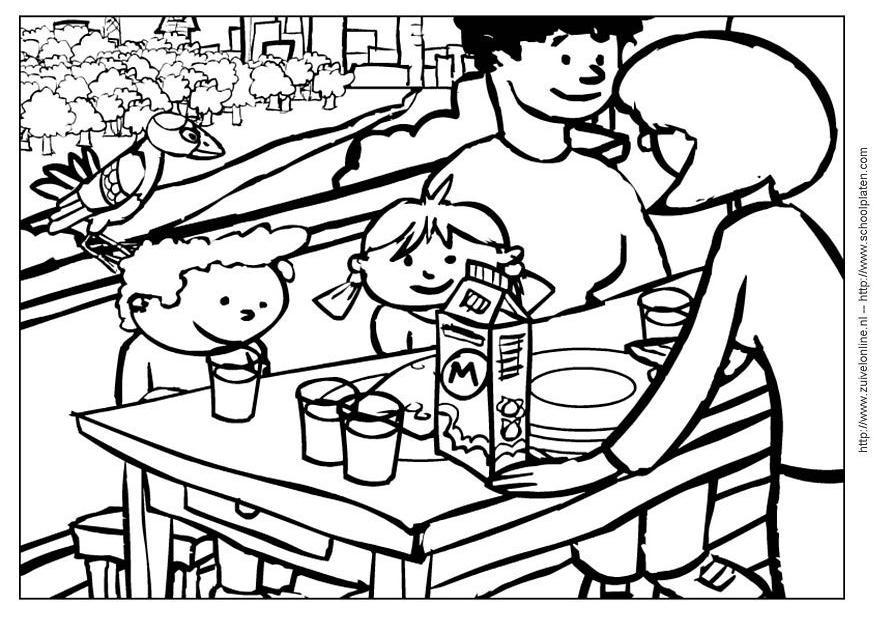 Dibujo para colorear vaca