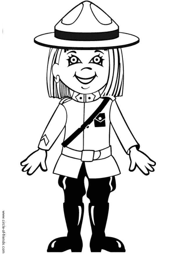 Dibujo para colorear valerie de canadA¡
