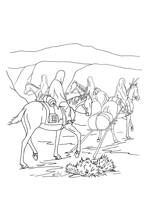 Dibujo para colorear viajar