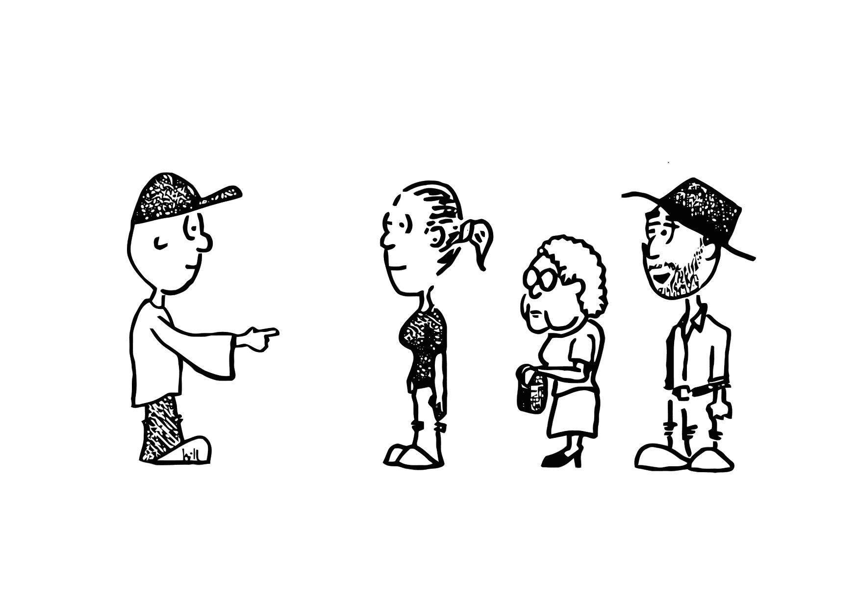 Dibujo para colorear vosotros
