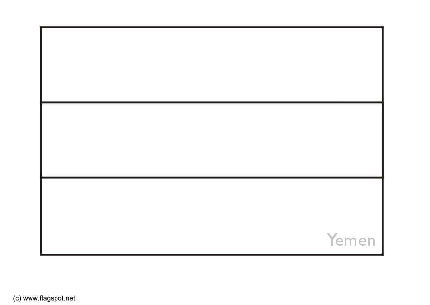 Dibujo para colorear yemen