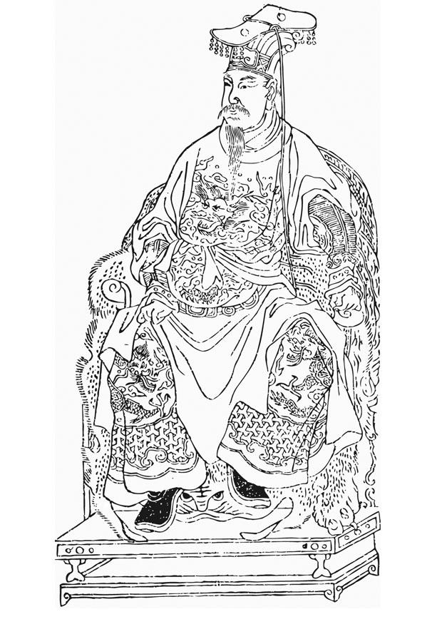 Dibujo para colorear yue fei