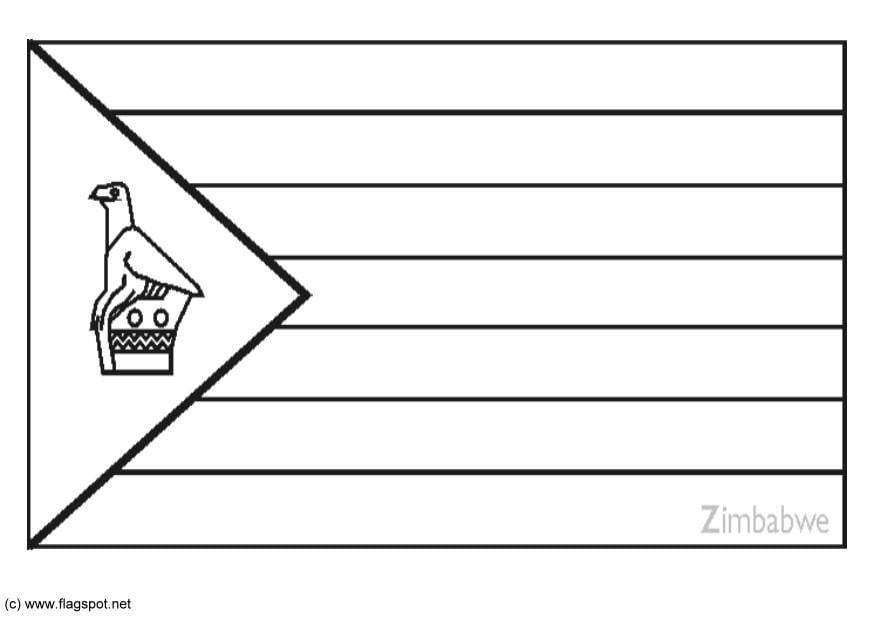 Dibujo para colorear zimbawe