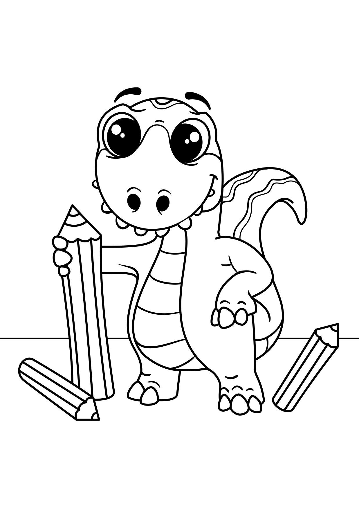 dibujos de dinosaurios Dibujo para colorear dibujos de dinosaurios
