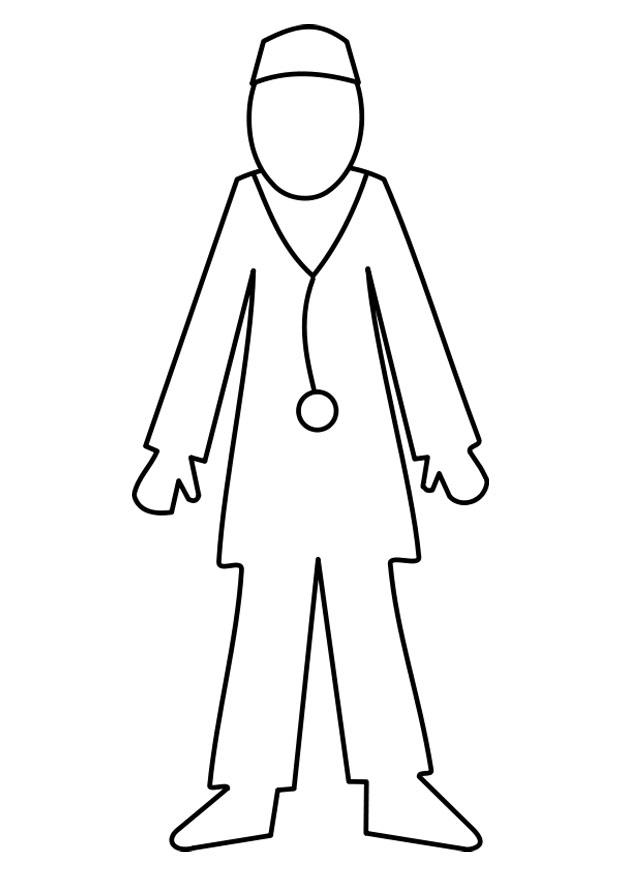 doctor Dibujo para colorear doctor