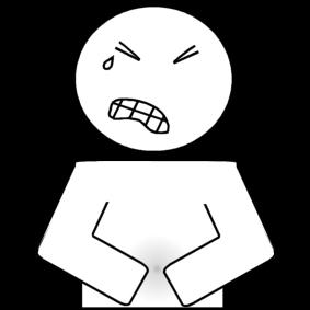 dolor de barriga Dibujo para colorear dolor de barriga