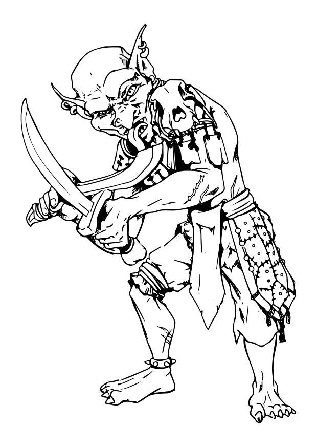 duende - terrAcolas Dibujo para colorear duende - terrAcolas