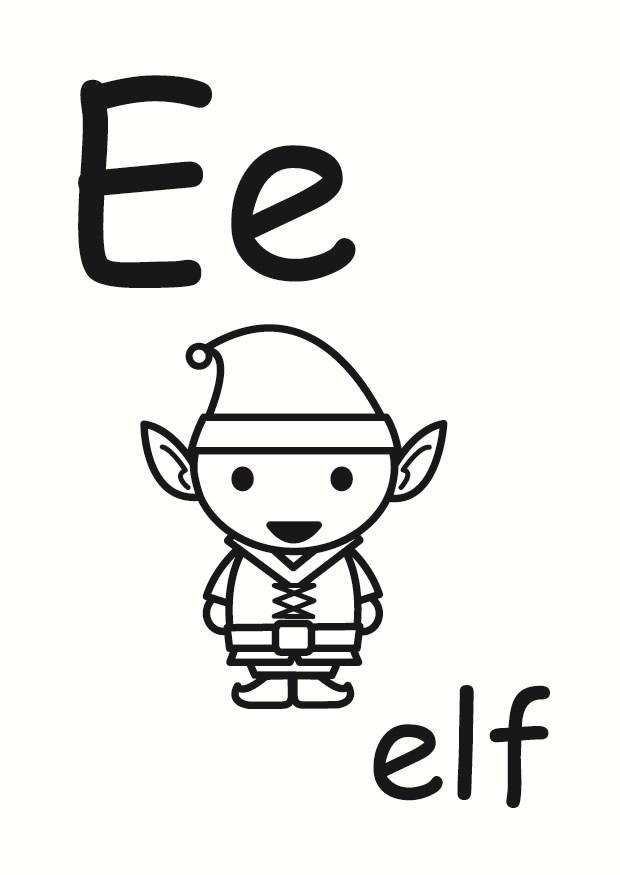 e Dibujo para colorear e