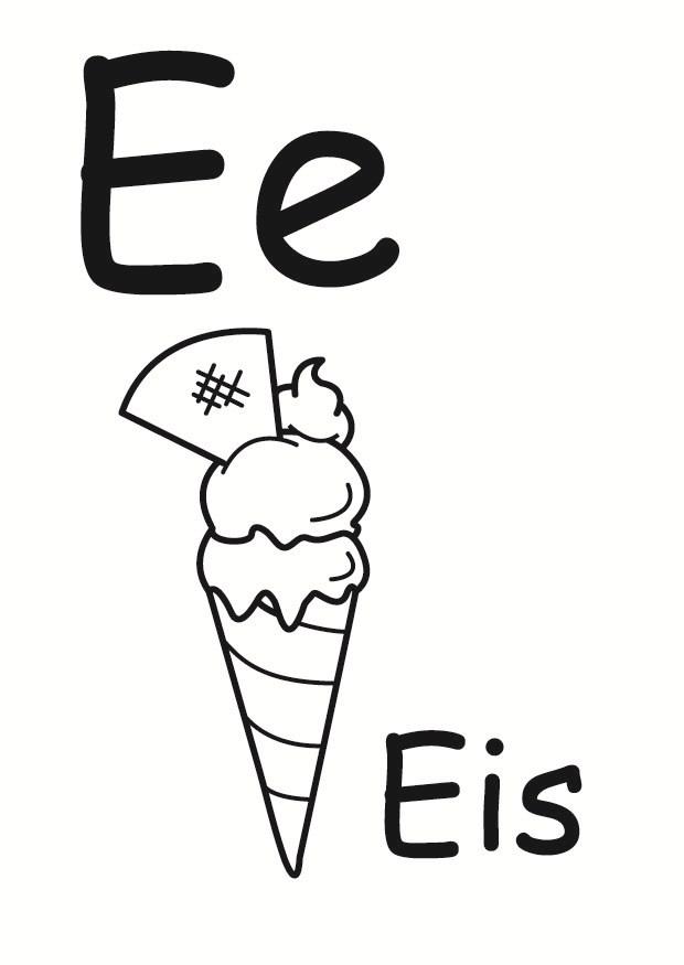 e Dibujo para colorear e