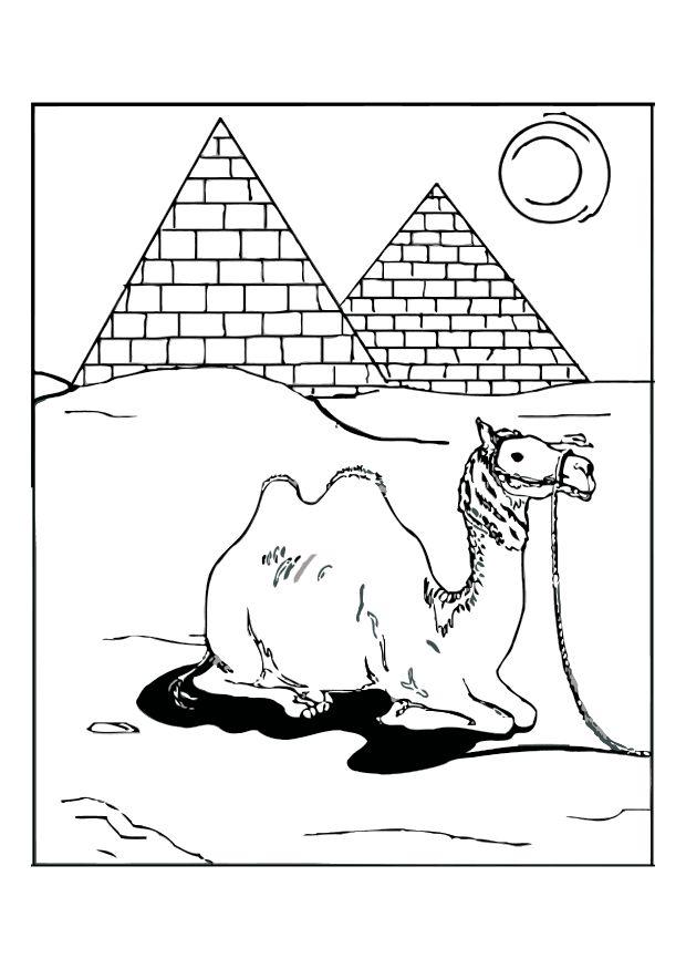 egipto Dibujo para colorear egipto