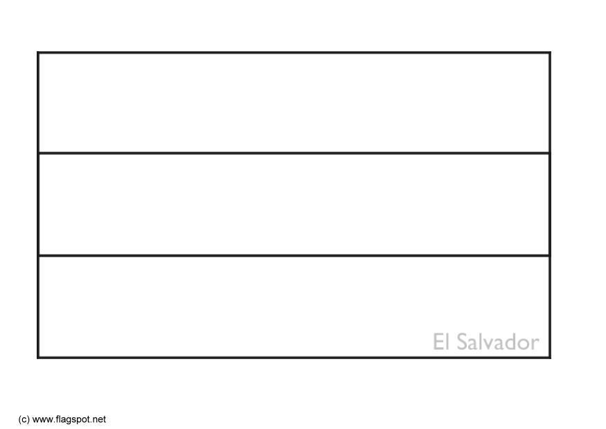el salvador Dibujo para colorear el salvador