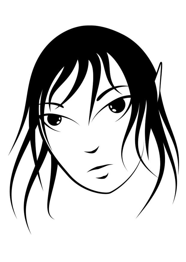 elfo Dibujo para colorear elfo