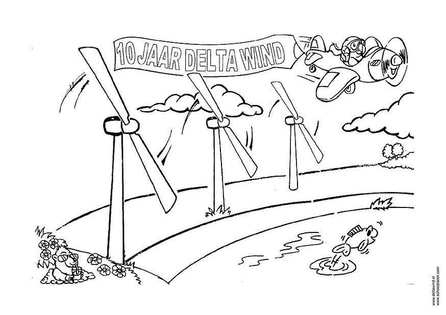 Dibujo para colorear energA­a eA³lica