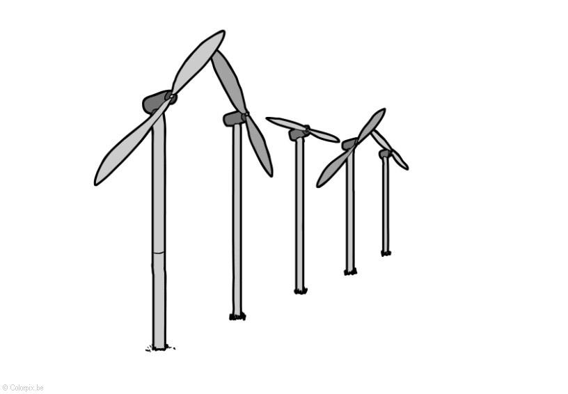 Imagen energA­a eA³lica - molinos de viento
