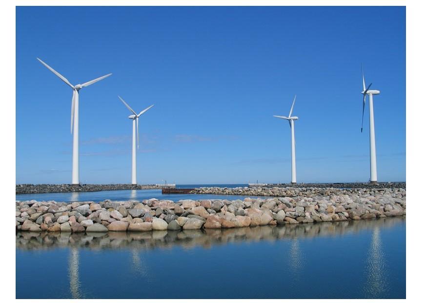 Foto energA­a eA³lica, molinos de viento