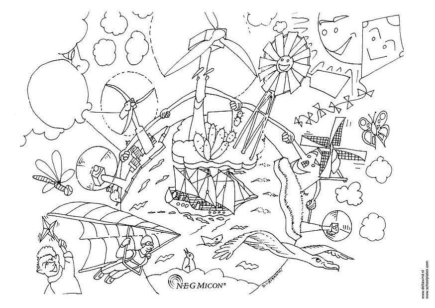 energAa sostenible Dibujo para colorear energAa sostenible