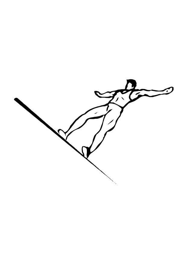 equilibrista Dibujo para colorear equilibrista