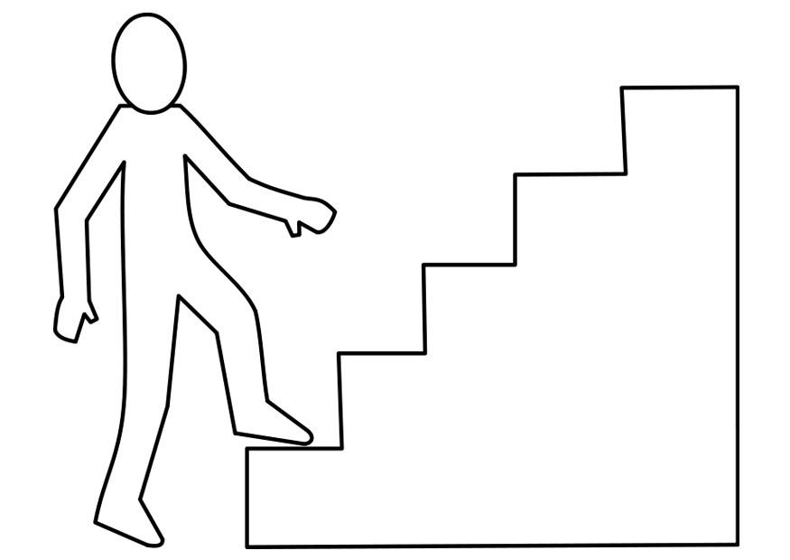 escalera Dibujo para colorear escalera