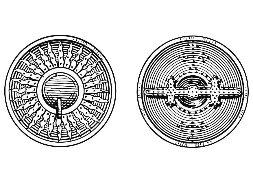 escudo Dibujo para colorear escudo