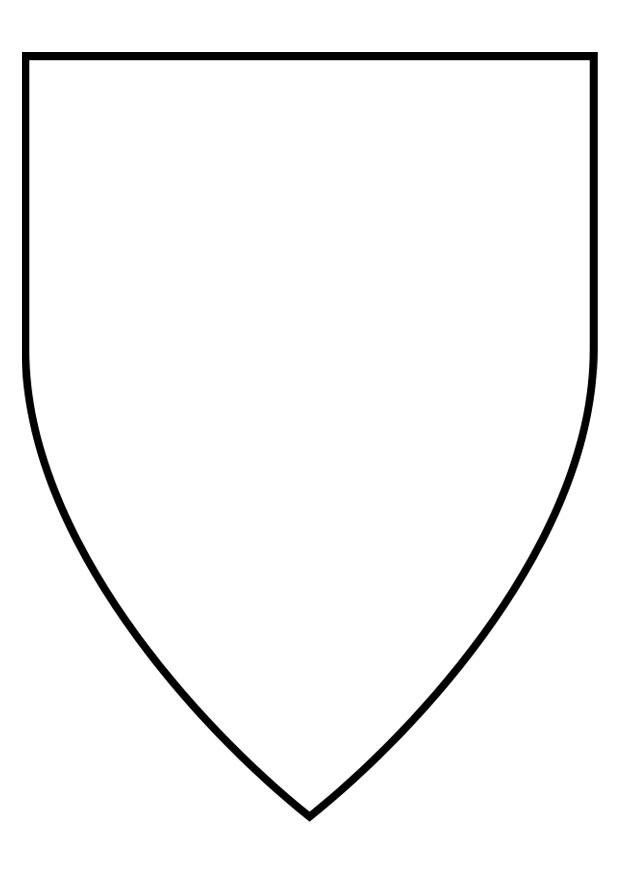 escudo Dibujo para colorear escudo