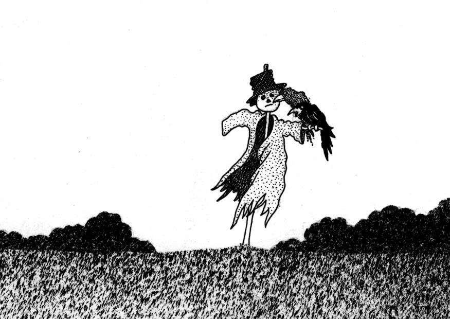 espantapA¡jaros Dibujo para colorear espantapA¡jaros