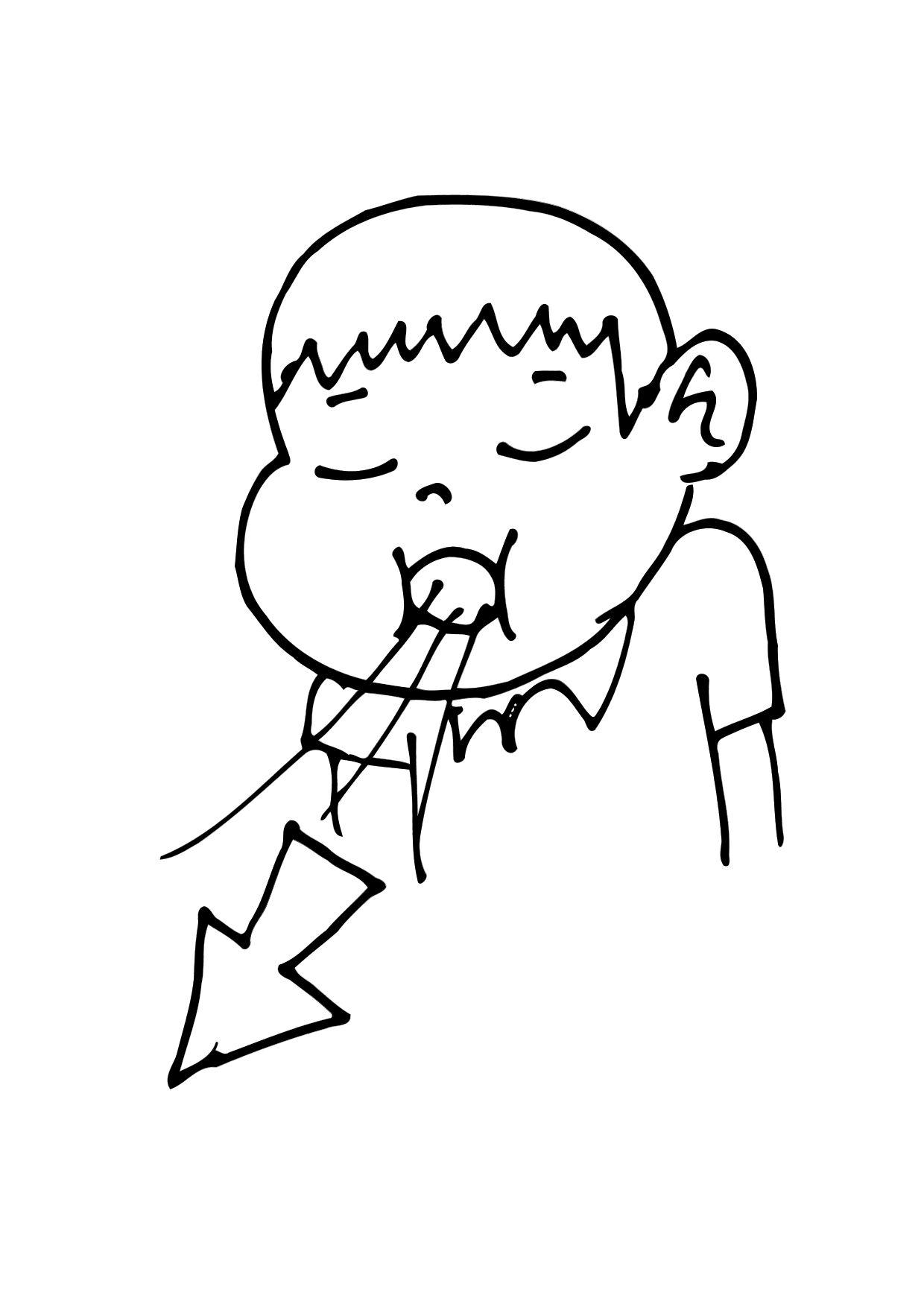 012b. espirar Dibujo para colorear 012b. espirar