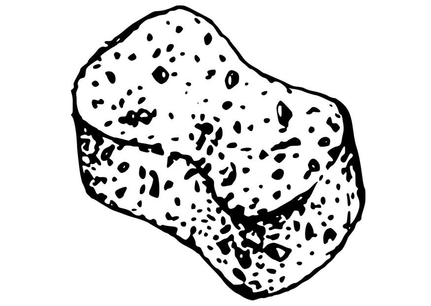 esponja Dibujo para colorear esponja