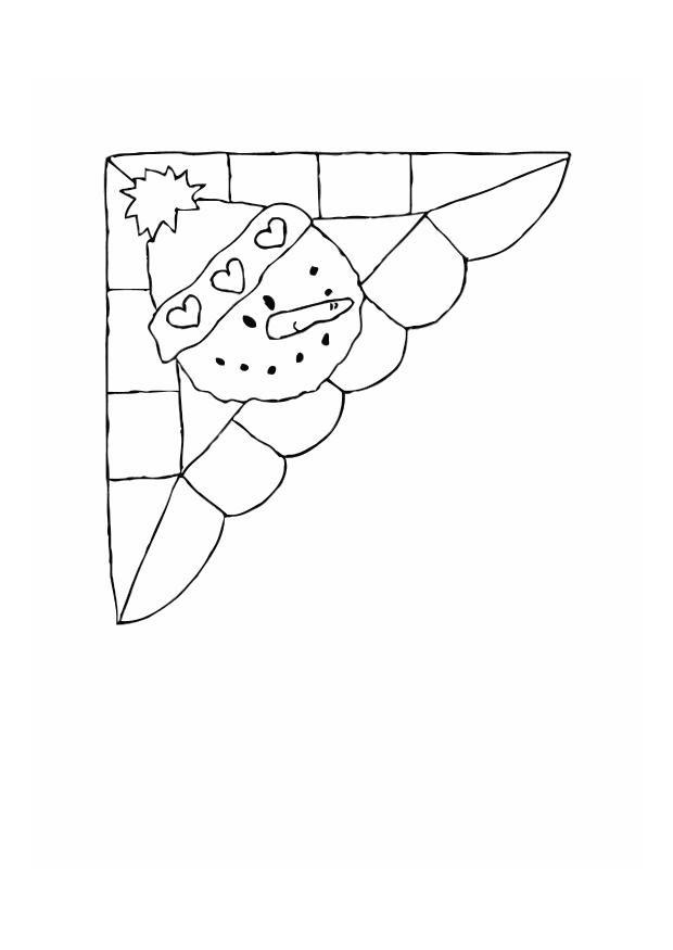 esquina Dibujo para colorear esquina