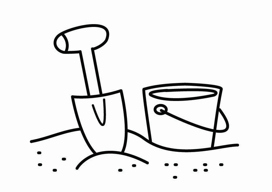 esquina de caja de arena Dibujo para colorear esquina de caja de arena