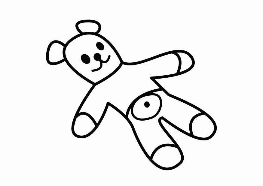 Dibujo para colorear esquina de munecos