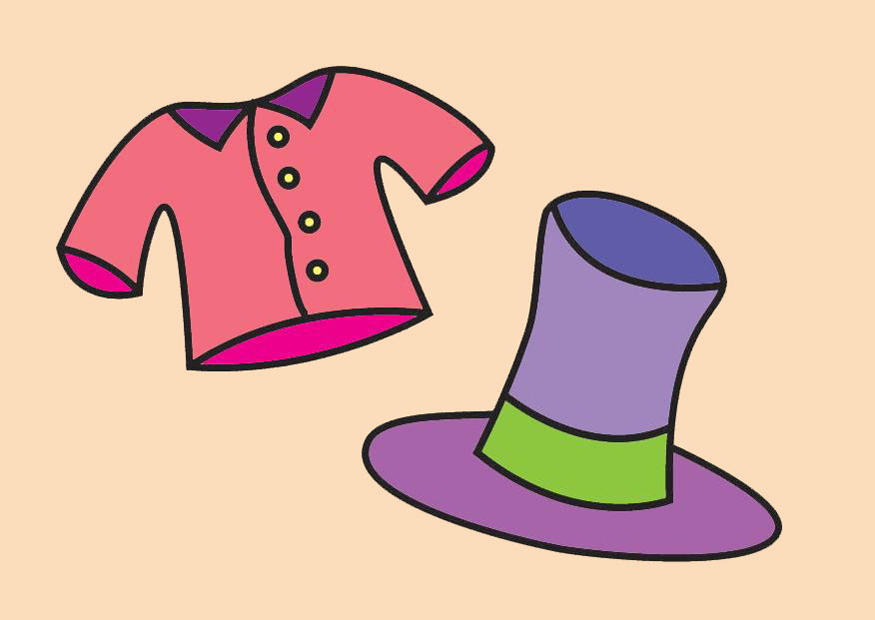 Imagen esquina de ropa elegante