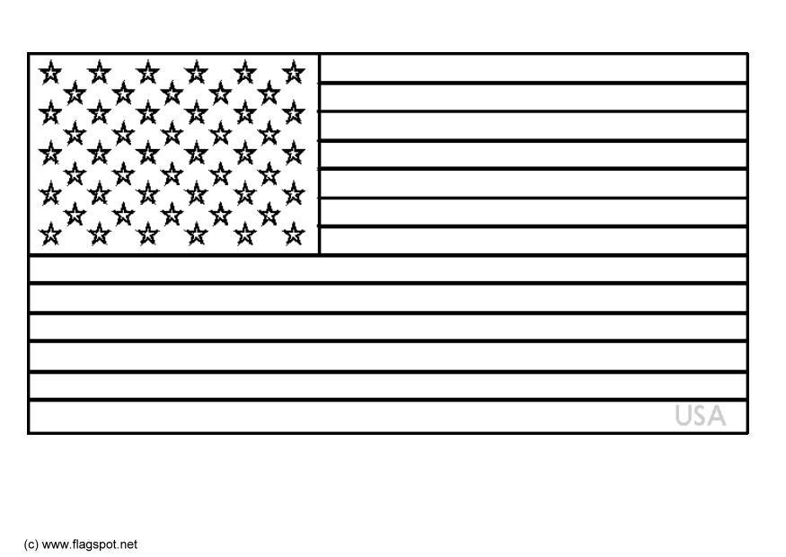 estados unidos Dibujo para colorear estados unidos