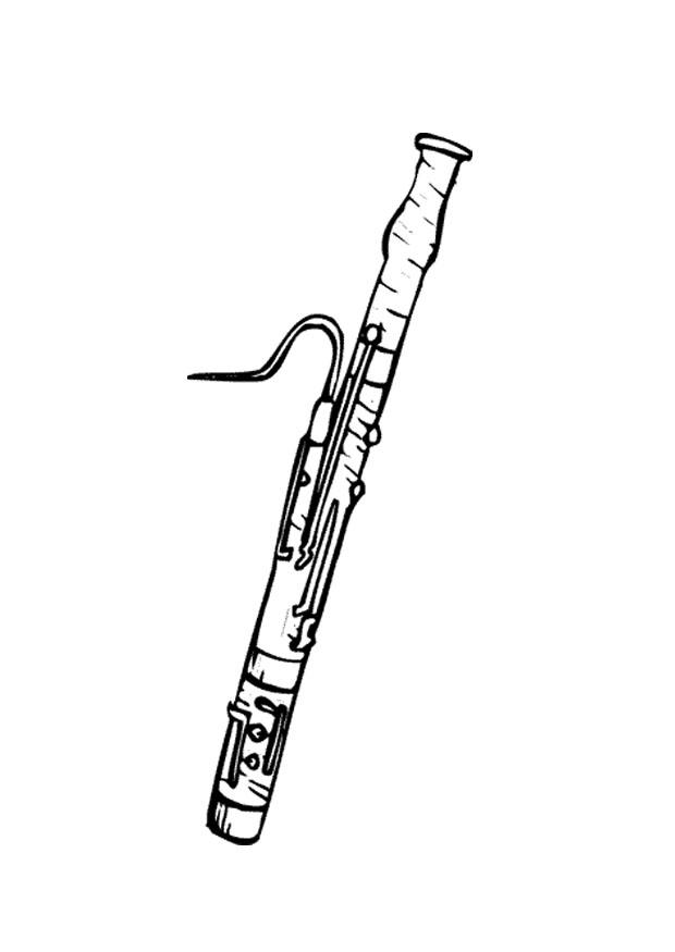 fagot Dibujo para colorear fagot