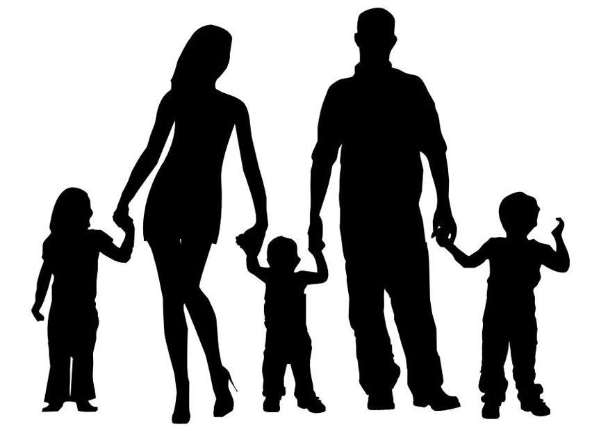 familia Dibujo para colorear familia