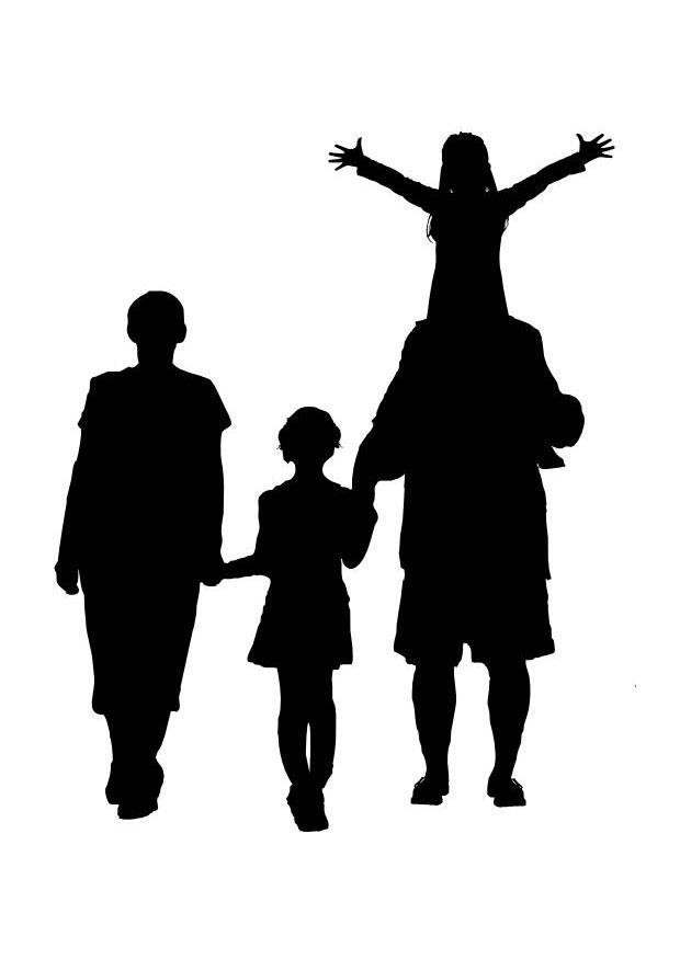 familia Dibujo para colorear familia