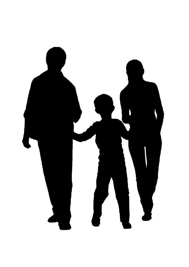 familia Dibujo para colorear familia