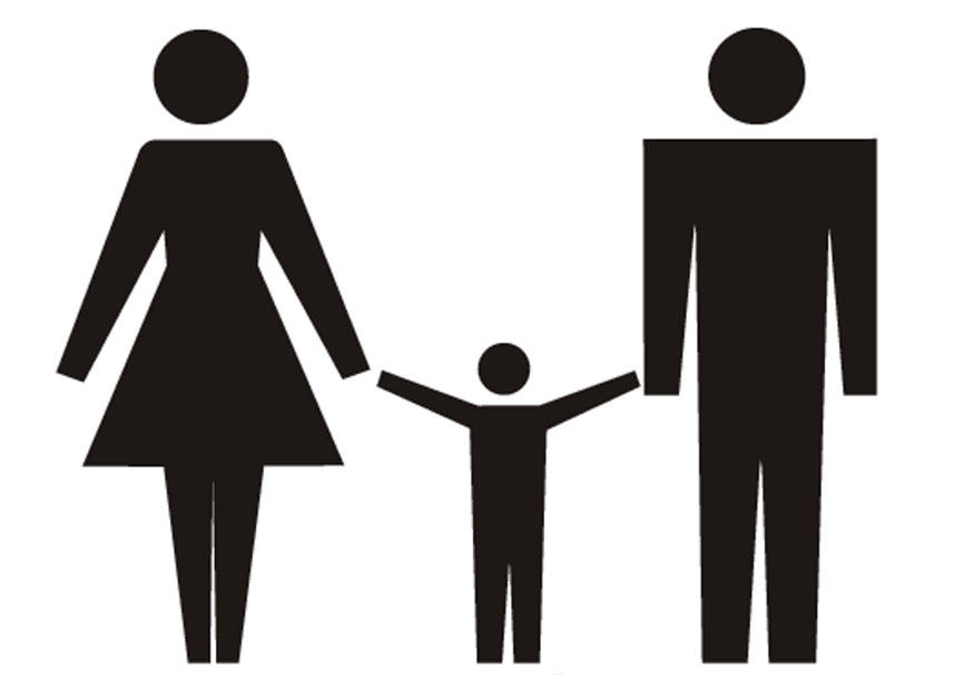 familia Dibujo para colorear familia
