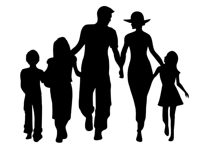 familia Dibujo para colorear familia