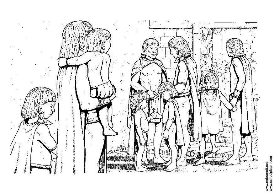 familias Dibujo para colorear familias