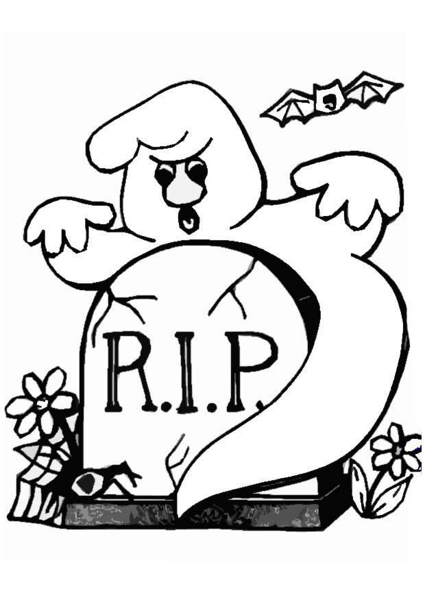 fantasma Dibujo para colorear fantasma