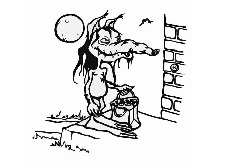 fantasma de truco o trato Dibujo para colorear fantasma de truco o trato