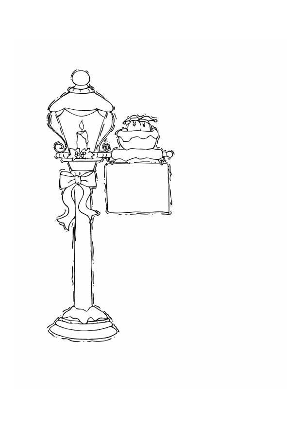 farola Dibujo para colorear farola