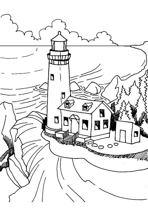 faros Dibujo para colorear faros