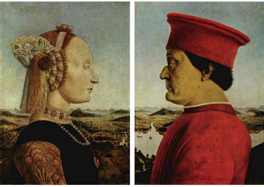fA©derico da montefeltro y su esposa battista sforza Imagen fA©derico da montefeltro y su esposa battista sforza