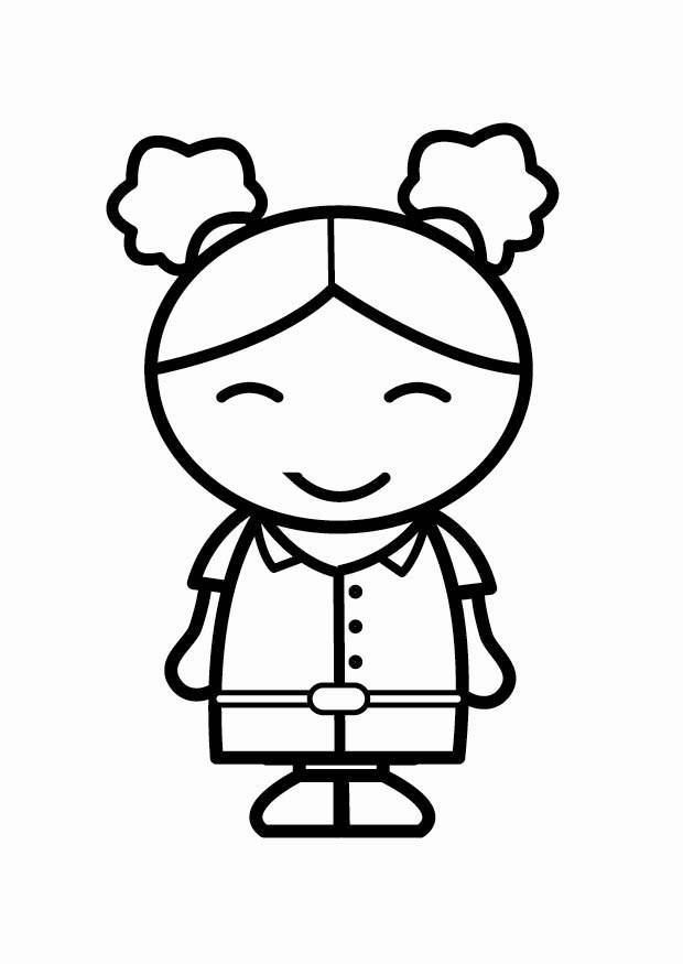 feliz Dibujo para colorear feliz