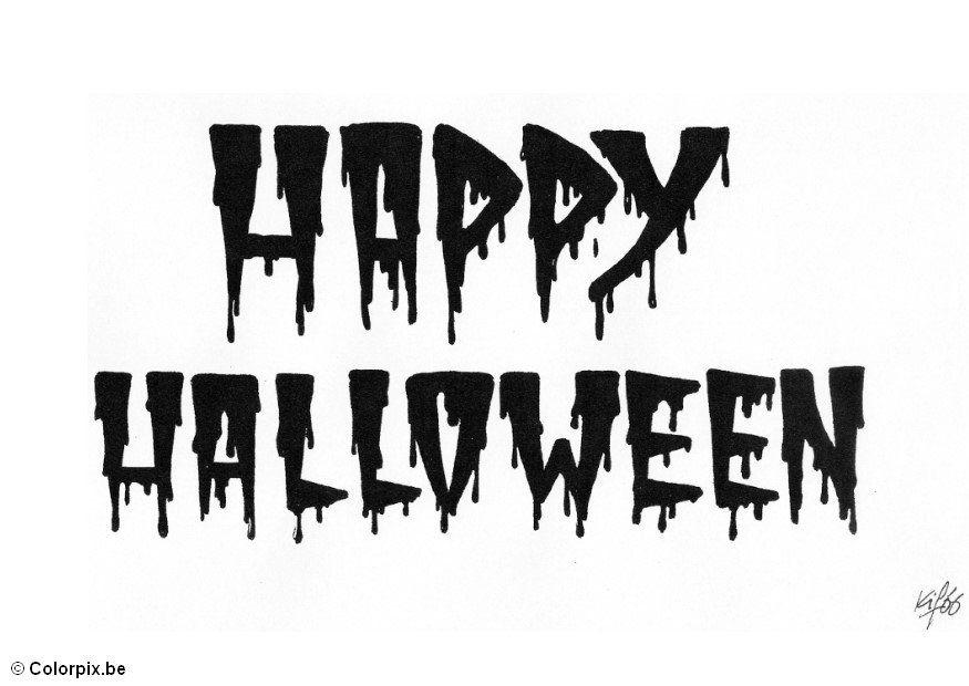 fA©liz halloween Dibujo para colorear fA©liz halloween